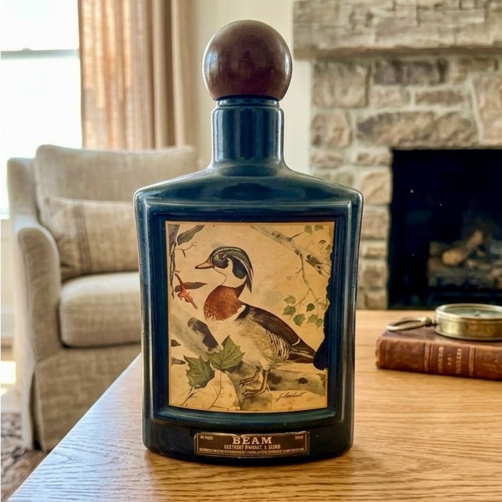 VTG ~ Limited Edition 1st Issue Jim Beam Duck Stamp Series Whiskey Decanters 🦆